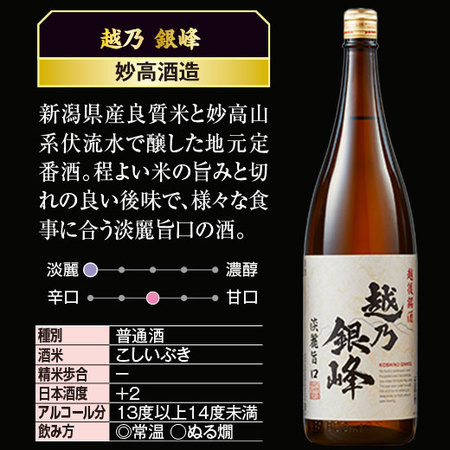 ≪５２％ＯＦＦ！≫特割！越乃六蔵至高の飲みくらべ一升瓶６本組
