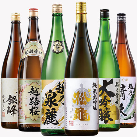 ≪５２％ＯＦＦ！≫特割！越乃六蔵至高の飲みくらべ一升瓶６本組