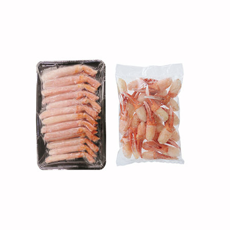 紅ズワイ蟹ポーション＆爪ポーションコンビ