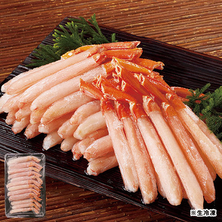 紅ズワイ蟹ポーション＆爪ポーションコンビ