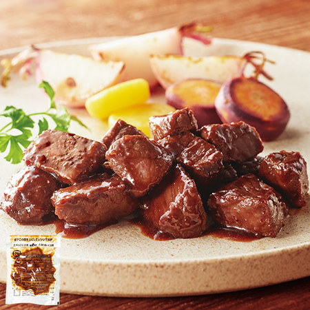 レンジで国産牛のひとくちステーキ