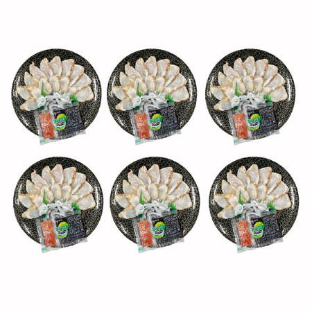 天然まふくのたたき刺し盛り６皿