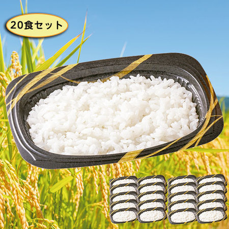 【アウトレットセール】パック入り冷凍ご飯２０食セット