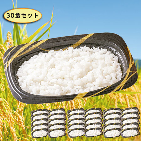 【アウトレットセール】パック入り冷凍ご飯３０食セット
