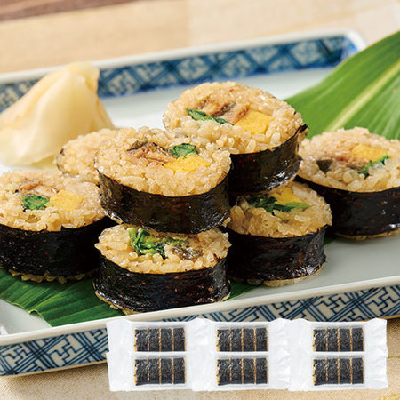 ≪特別送料無料≫レンジで楽ちん！国産うなぎの太巻すし２４切