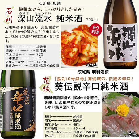 ≪５７％ＯＦＦ！≫受賞酒＆純米大吟醸入り！全国１０酒蔵の地酒１０本組〈第２弾〉