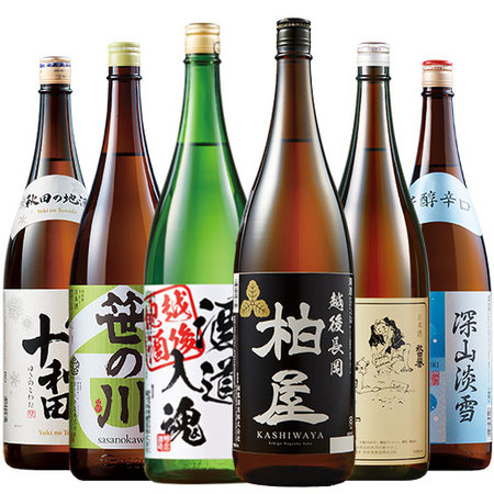 ≪５０％ＯＦＦ！≫特割！本場新潟・東北の地酒飲みくらべ一升瓶６本組＜第１１弾＞