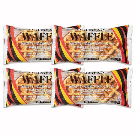 豊かなバター風味のベルギーワッフル１６個