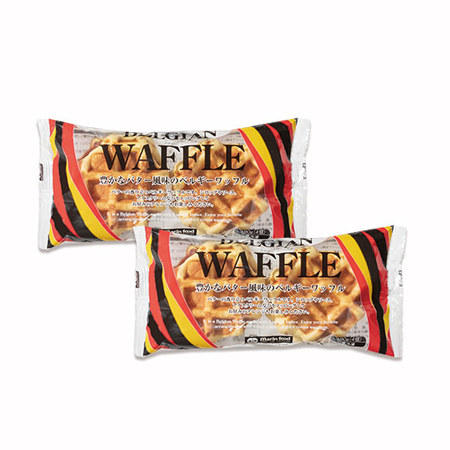 豊かなバター風味のベルギーワッフル８個