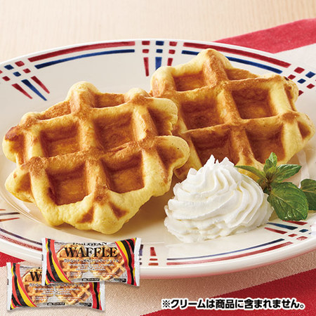 豊かなバター風味のベルギーワッフル８個