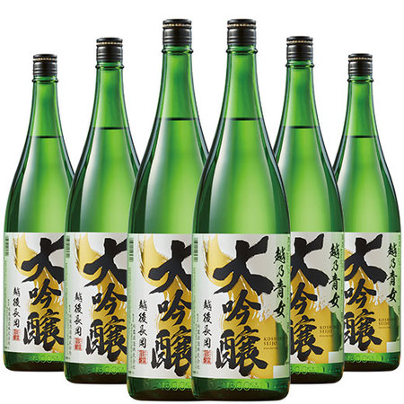 ≪ＷＥＢ限定★在庫販売！７０％ＯＦＦ！≫越乃青女　大吟醸　６本組