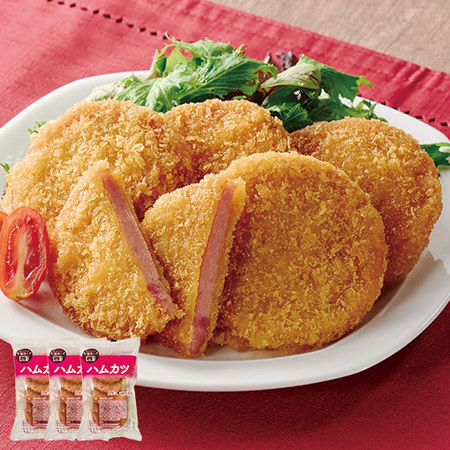 レンジで簡単！ハムカツ１５