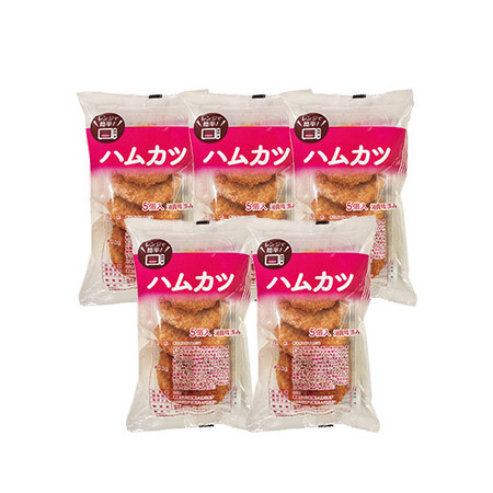 レンジで簡単！ハムカツ２５