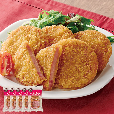 レンジで簡単！ハムカツ２５