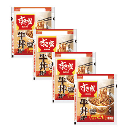 すき家　牛丼の具４袋
