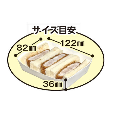レンジで簡単！カツサンド９切