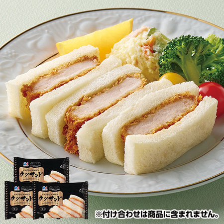 レンジで簡単！カツサンド９切