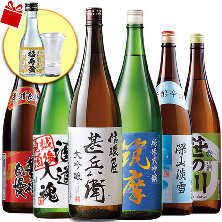 ≪５２％ＯＦＦ！≫≪Wプレゼント付！≫春酒福袋一升瓶６本組（２０２６年）