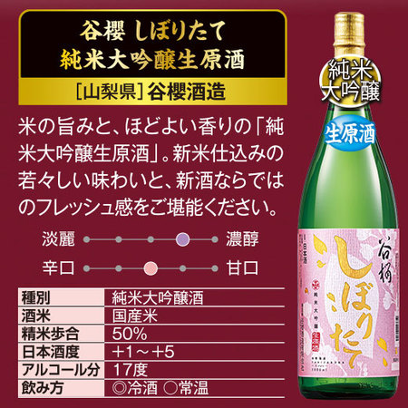 まとめて６蔵しぼりたて新酒生原酒飲みくらべ一升瓶６本組