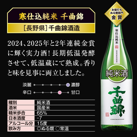 ２０２５ 全国燗酒コンテスト金賞受賞酒一升瓶５本組【おまかせ猪口１個付き】