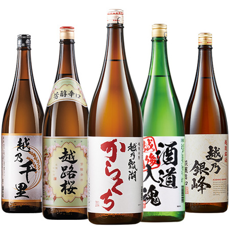 ≪４３％ＯＦＦ！≫特割！越乃五蔵晩酌飲みくらべ一升瓶５本組＜第８弾＞