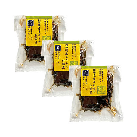 北海道産まだらの松前煮３袋