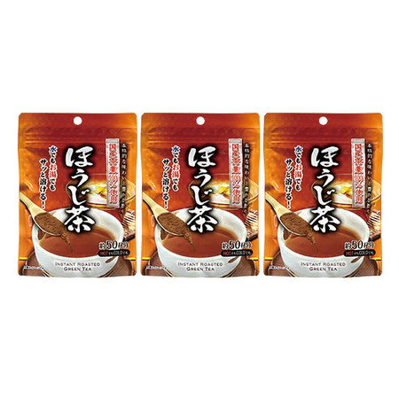 サッと溶ける粉末ほうじ茶３袋