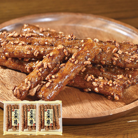 カリッと香ばしい玄米棒３袋