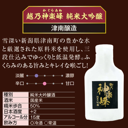 ≪ＷＥＢ限定★２７％ＯＦＦ！特別送料無料！！≫越乃四蔵厳選セレクション １００ｍｌ ４本組