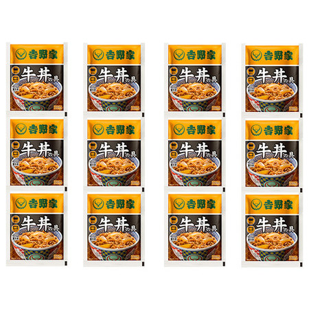 吉野家　牛丼の具１２袋