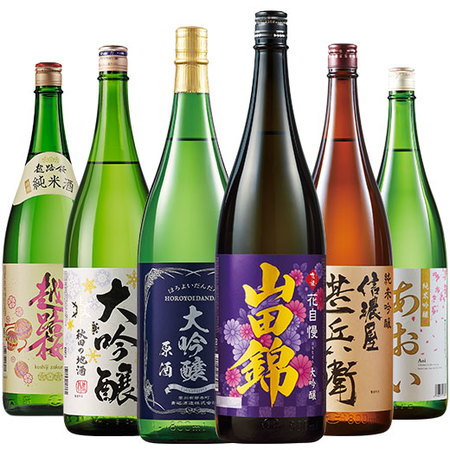 ≪５９％ＯＦＦ！≫全国６酒蔵至福の飲みくらべ一升瓶６本組＜第４弾＞
