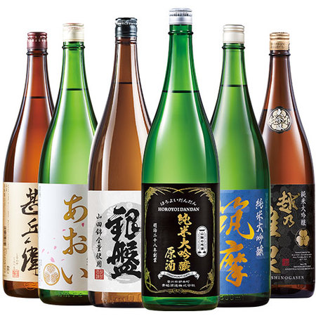 ≪５６％ＯＦＦ！≫全国６酒蔵至福の純米系飲みくらべ一升瓶６本組＜第４弾＞
