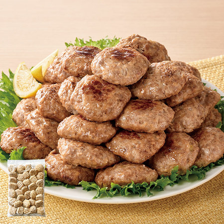 レンジで簡単！プチハンバーグ