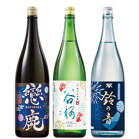 純米生貯蔵原酒飲みくらべ一升瓶３本組