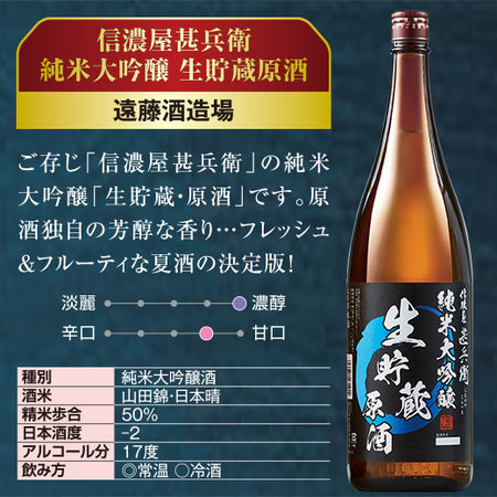 【早期特典付】純米大吟醸生貯蔵原酒飲みくらべ一升瓶３本組