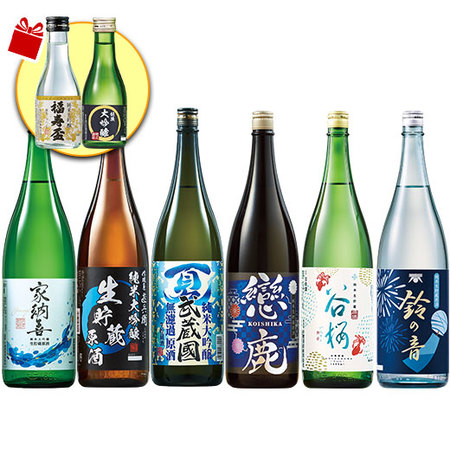 【早期特典付】まとめて６蔵 純米系生貯蔵原酒一升瓶６本組