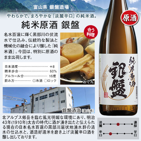 ≪４６％OFF！≫特割！５酒蔵の純米原酒飲みくらべ一升瓶５本組