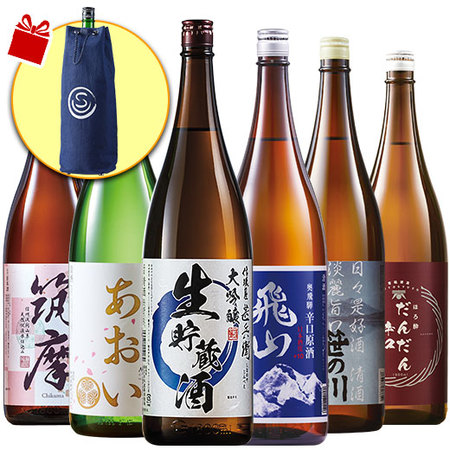 オリジナルギフトバッグ プレゼント付！≪５２％OFF！≫夏酒福袋一升瓶６本組 2026