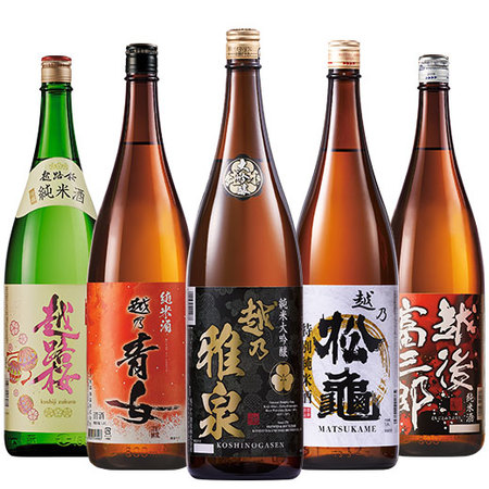 ≪５２％OFF！≫特割！新潟純米づくし一升瓶５本組＜第３弾＞