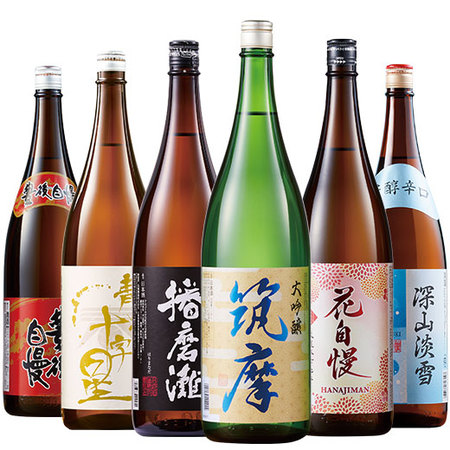 ≪５０％OFF！≫家計応援！全国の地酒一升瓶６本組＜第４弾＞