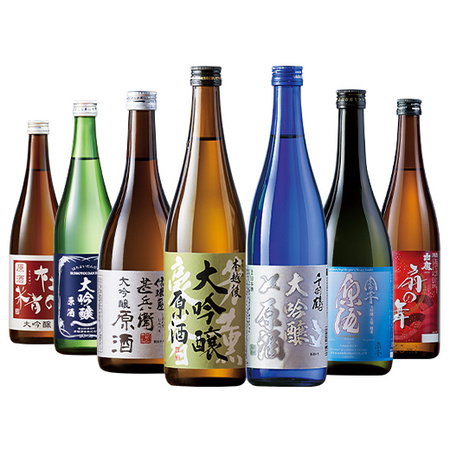 ≪４５％OFF！≫特割！全国７酒蔵の大吟醸原酒飲みくらべ７本組＜第２弾＞