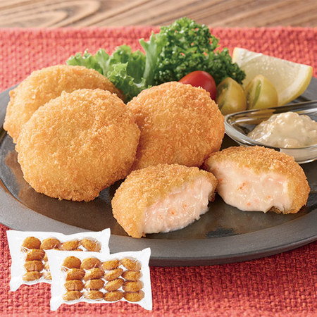 蟹屋が作ったかにのクリームコロッケ２袋