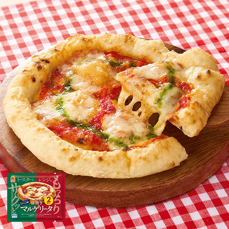 レンジでもっちりマルゲリータ