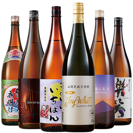 ≪５３％ＯＦＦ！≫鹿児島６蔵の「黒」芋焼酎一升瓶６本組＜第２弾＞