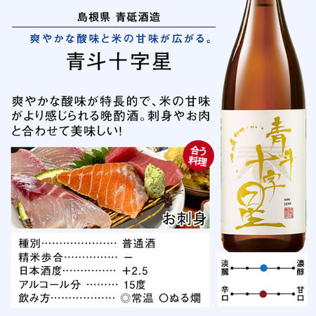 【父の日お届け】至高の全国地酒一升瓶５本組+１本増量セット＜第４弾＞