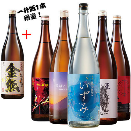 【父の日お届け】鹿児島・宮崎五蔵の芋焼酎飲みくらべ一升瓶５本組+１本増量＜第２弾＞