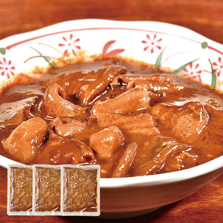 国産豚もつのどて煮３袋