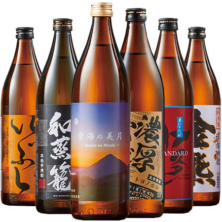 【父の日お届け】特割！九州六蔵いも・麦・米焼酎飲みくらべ６本組