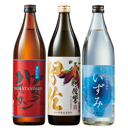 【５００円割引券付き！】≪５５％ＯＦＦ！≫　本場鹿児島！ベルーナ限定薩摩焼酎お試し3本組