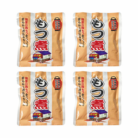 やわらか国産豚もつ煮４袋
